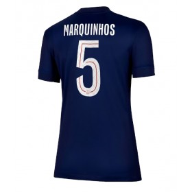 Dámské fotbalový oblečení Paris Saint-Germain Marquinhos #5 Domácí košile 2025-26 Krátkým Rukávem